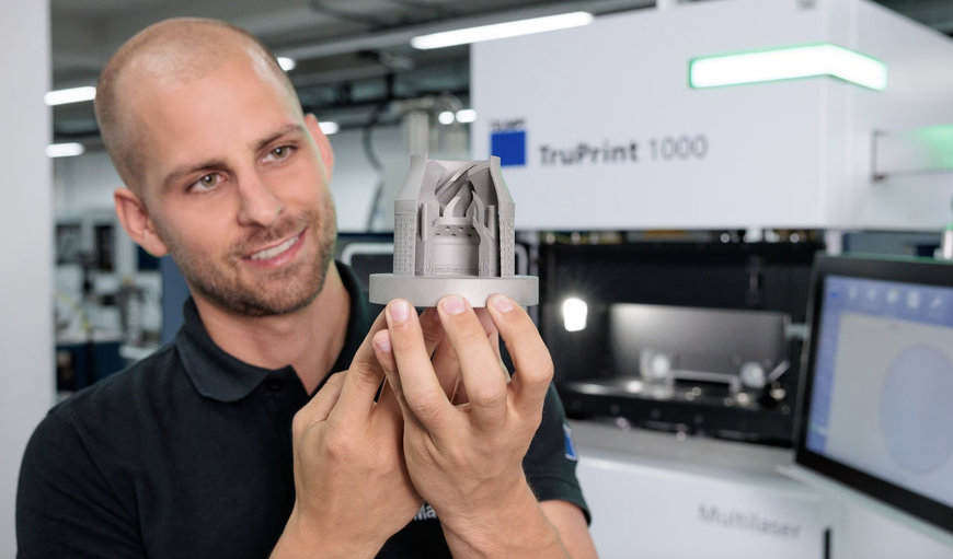 Stützenfreier 3D-Druck von TRUMPF ermöglicht neue Anwendungen und spart Material